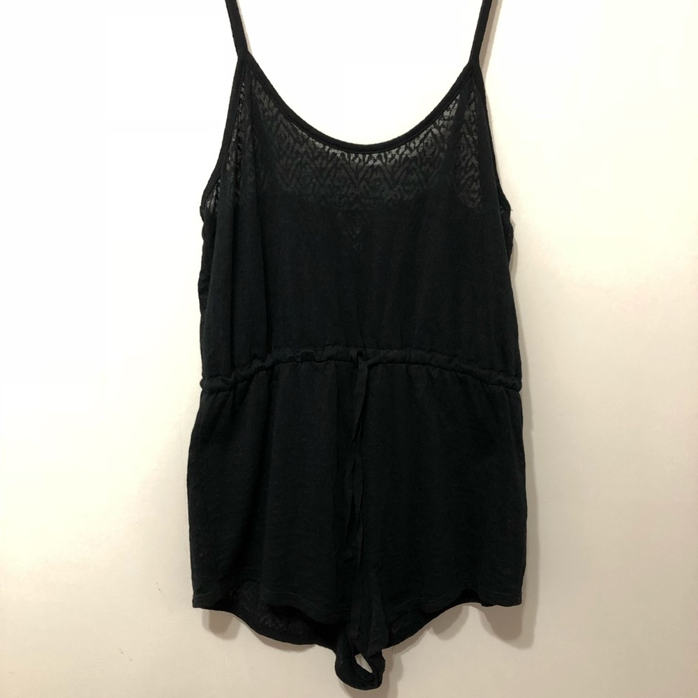F21 Sheer Cheeky Romper